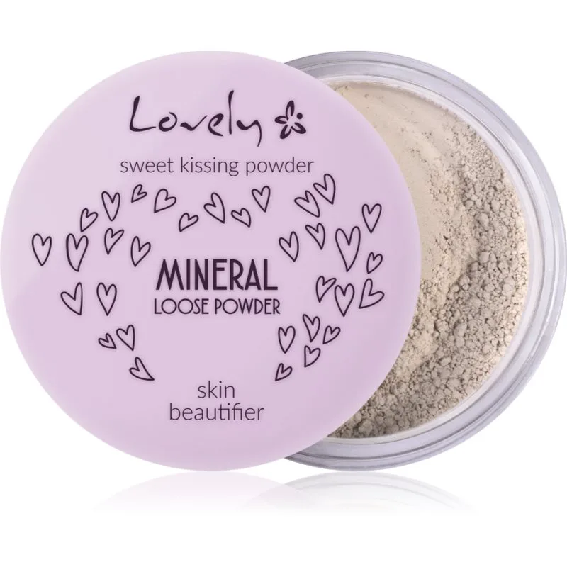Lovely Mineral Loose Powder δαφανή πούδρα σε σκόνη