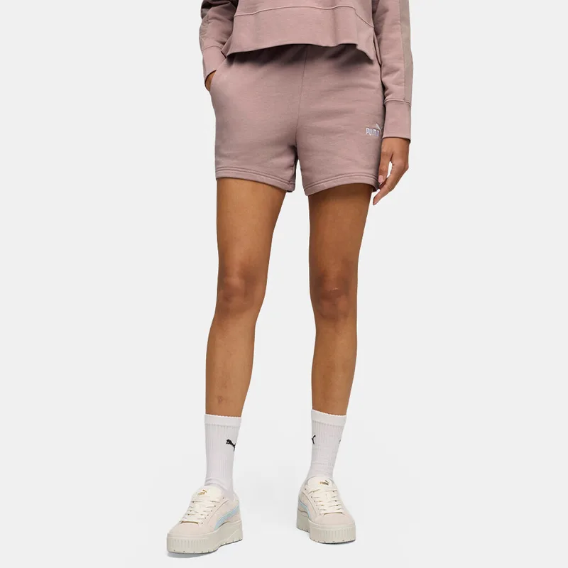 Puma Essentials Logo 5 High-Waist Shorts Γυναικείο Σορτς (9000262701_49440)