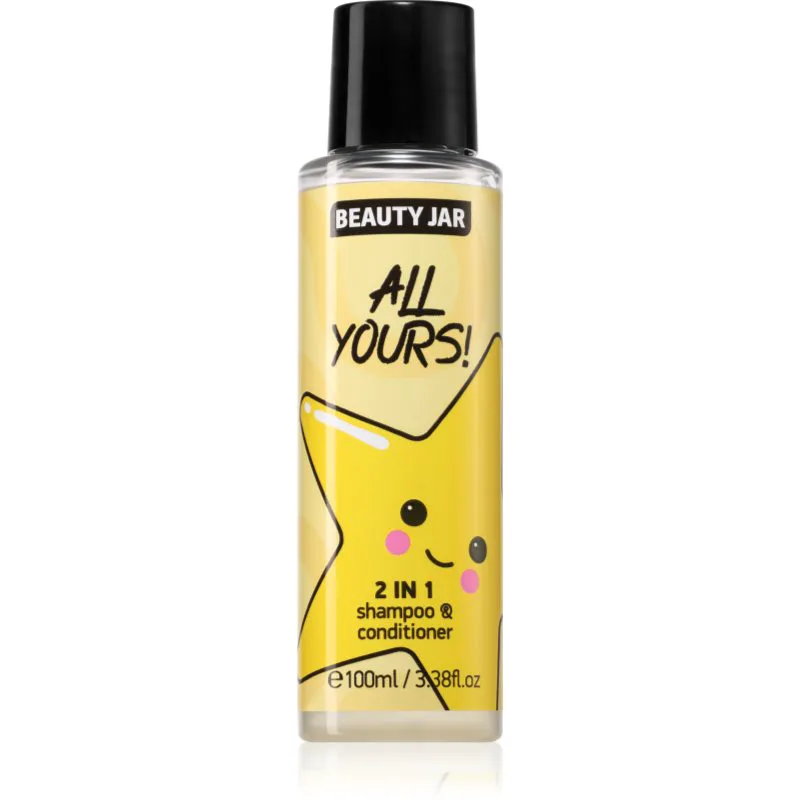 Beauty Jar All Yours! σαμπουάν και κοντίσιονερ 2 σε 1 100 ml