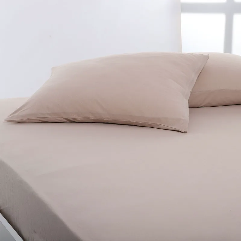 Ζεύγος Μαξιλαροθήκες (50x70) Silk Fashion Jersey D.Beige