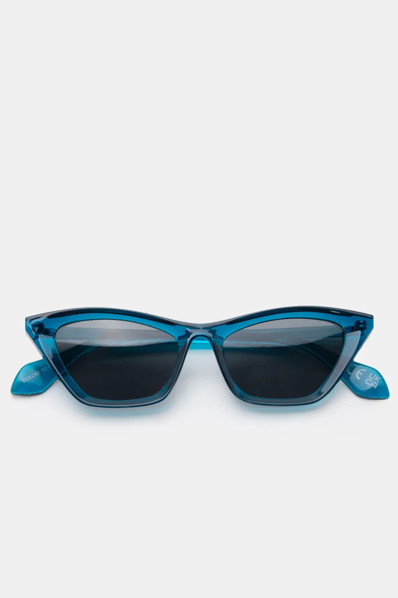 Γυαλιά Ηλίου Bold Cat-eye Fashion Design - Τυρκουάζ