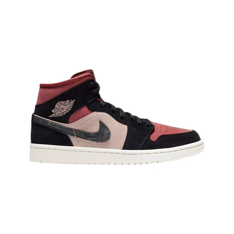 Ψηλά Sneakers Nike Baskets Air Jordan 1 Mid Canyon Rust cuir de haute qualité
