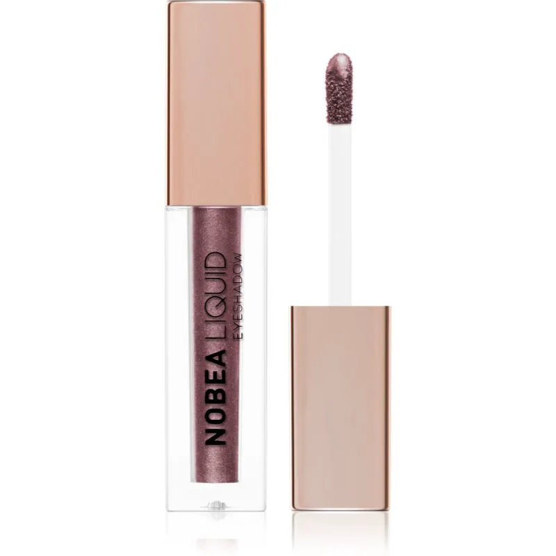 NOBEA Metal Liquid Eyeshadow υγρές σκιές ματιών απόχρωση Sparkling Grape #E07 4 ml