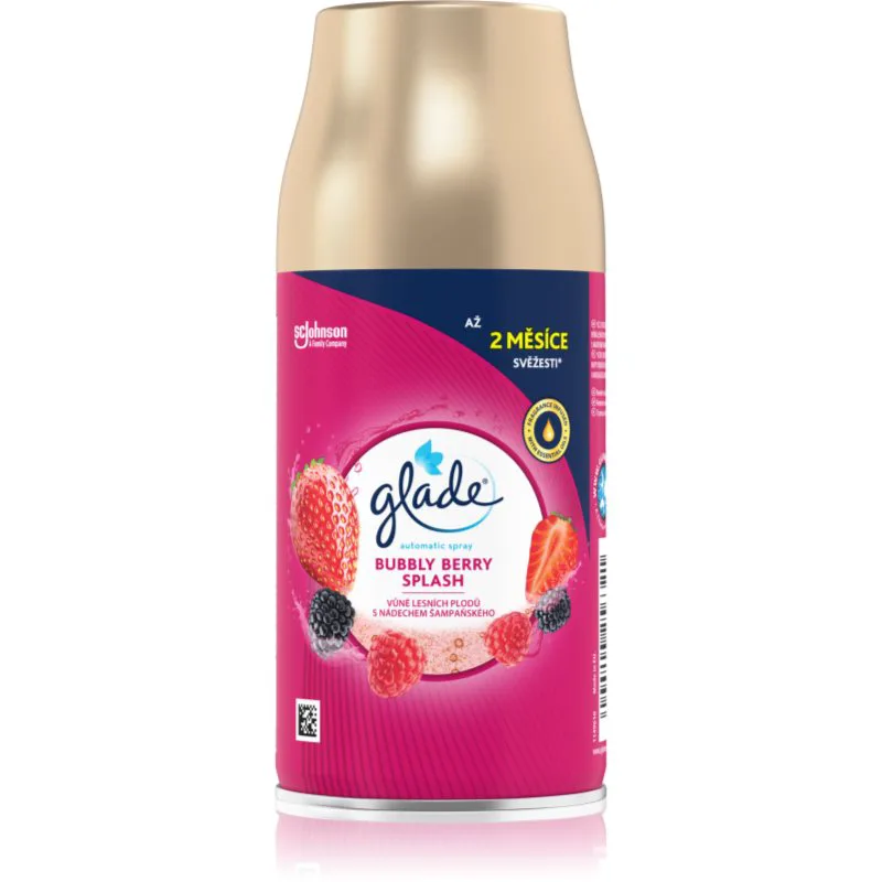 GLADE Automatic Bubbly Berry Splash αυτόματο αποσμητικό χώρου ανταλλακτικό 269 ml