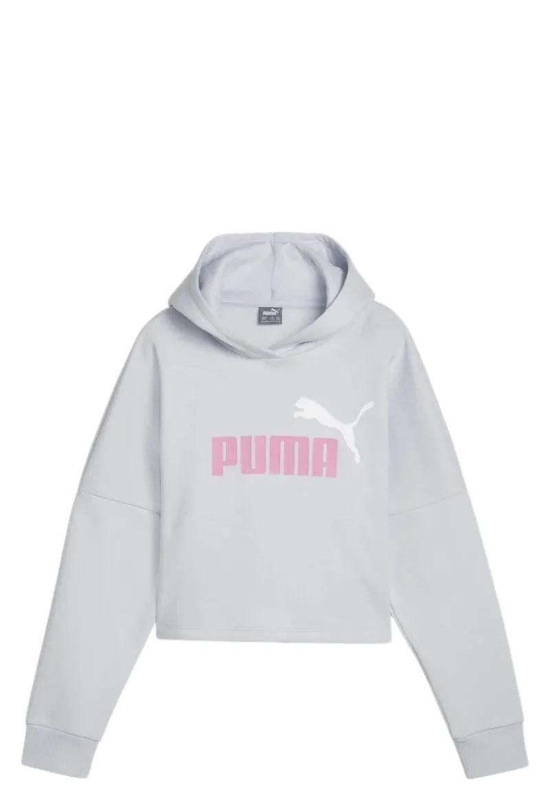 Μπλούζα Μακρυμάνικη Puma Ess Logo Cropped Hoodie 671134-42 Κορίτσι
