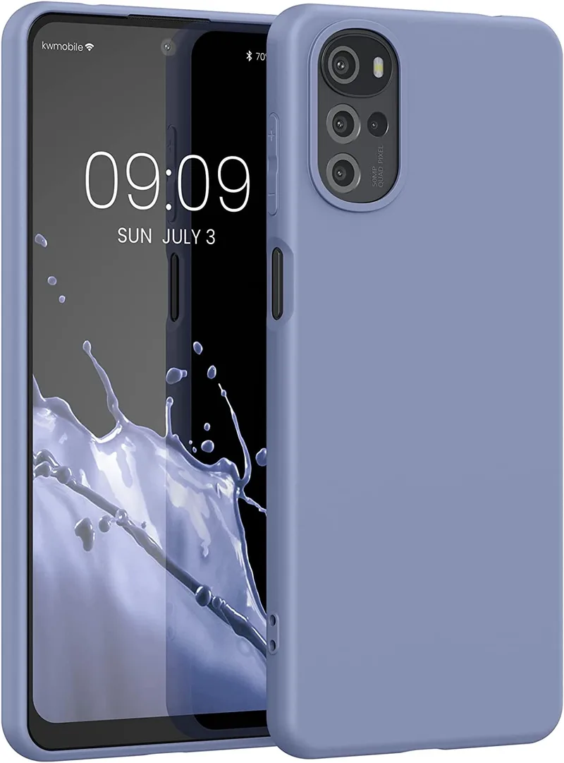 KWmobile Θήκη Σιλικόνης Motorola Moto G22 - Lavender Grey (58208.130)