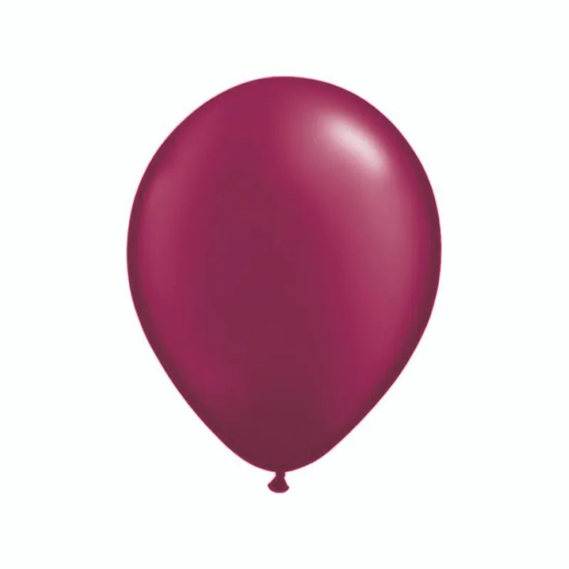 Μπαλόνι Λάτεξ Pearl Burgundy Σετ των 10