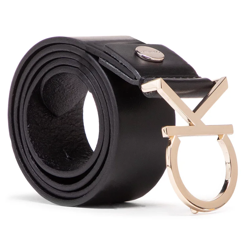 Ζώνη Γυναικεία Calvin Klein Ck Adj.Logo Belt 3.5Cm K60K602141 Μαύρο