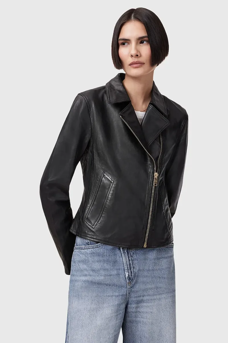 Δερμάτινο μπουφάν AllSaints VELA