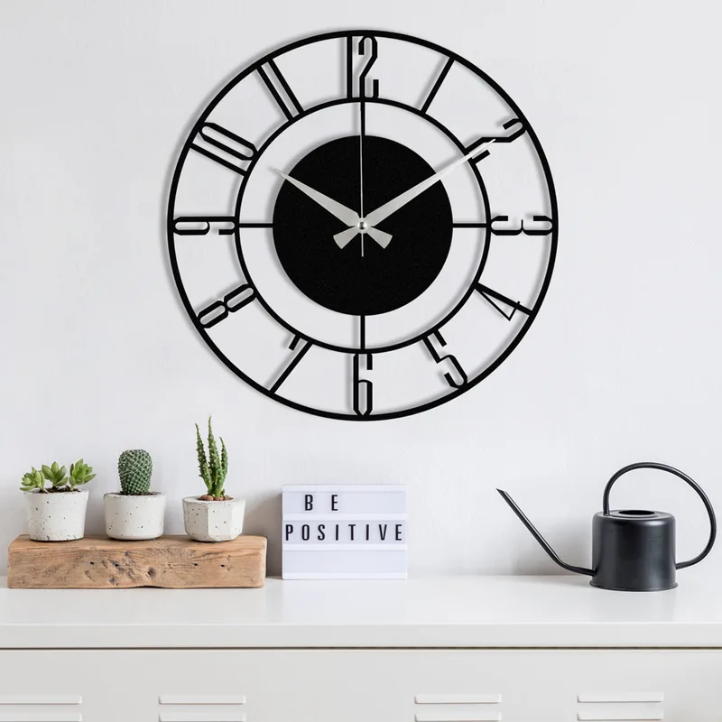 Μεταλλικό Διακοσμητικό Ρολόι Τοίχου Enzoclock - S011 279Enz1411 48x48 cm