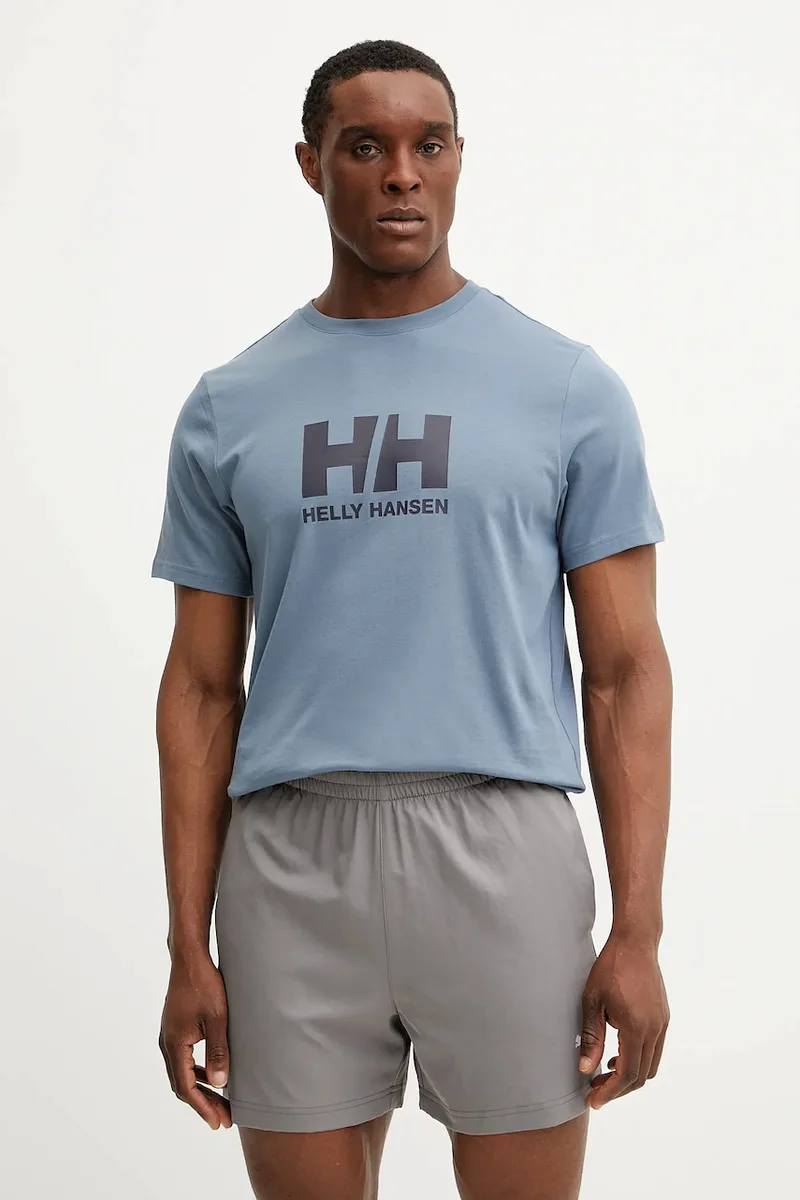 Βαμβακερό μπλουζάκι Helly Hansen HH LOGO