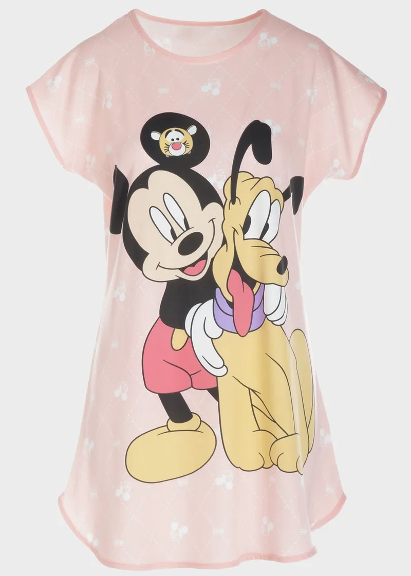 Γυναικείο νυχτικό Mickey ΡΟΖ