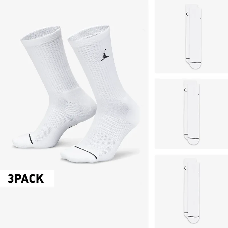 Jordan Jumpman Cush Poly Crew 3-Pack Unisex Κάλτσες (9000111710_1540)