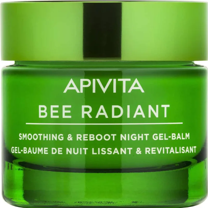 Apivita Bee Radiant Smoothing & Reboot Night Gel-Balm Νύχτας για Λείανση & Αναζωογόνηση 50ml