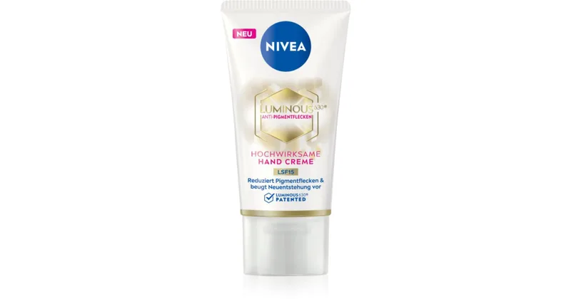 NIVEA Cellular Luminous 630 hand cream against skin blemishes SPF 15 50 ml