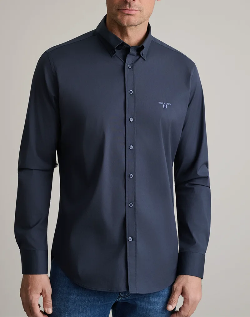NAVY&GREEN ΠΟΥΚΑΜΙΣΟ COMFORT FIT 24NG.SD61/1B.8-CLASSIC DK BLUE DarkBlue
