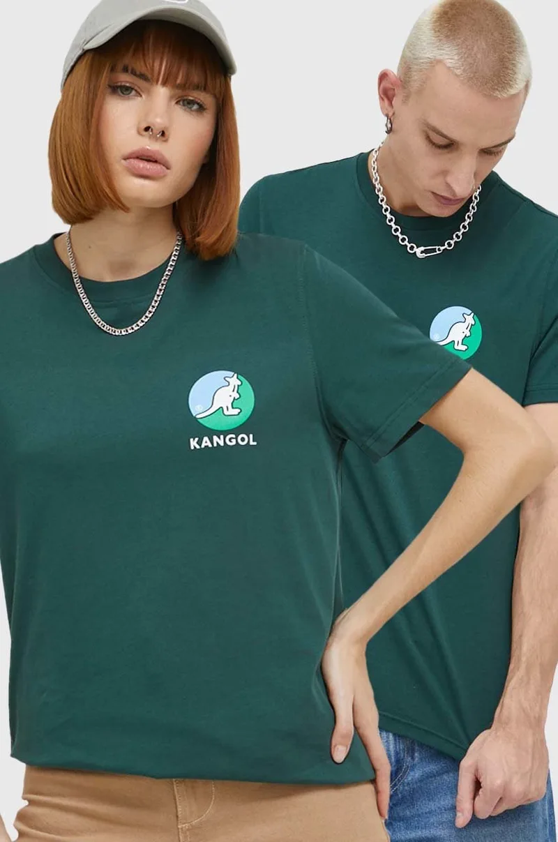 Βαμβακερό μπλουζάκι Kangol