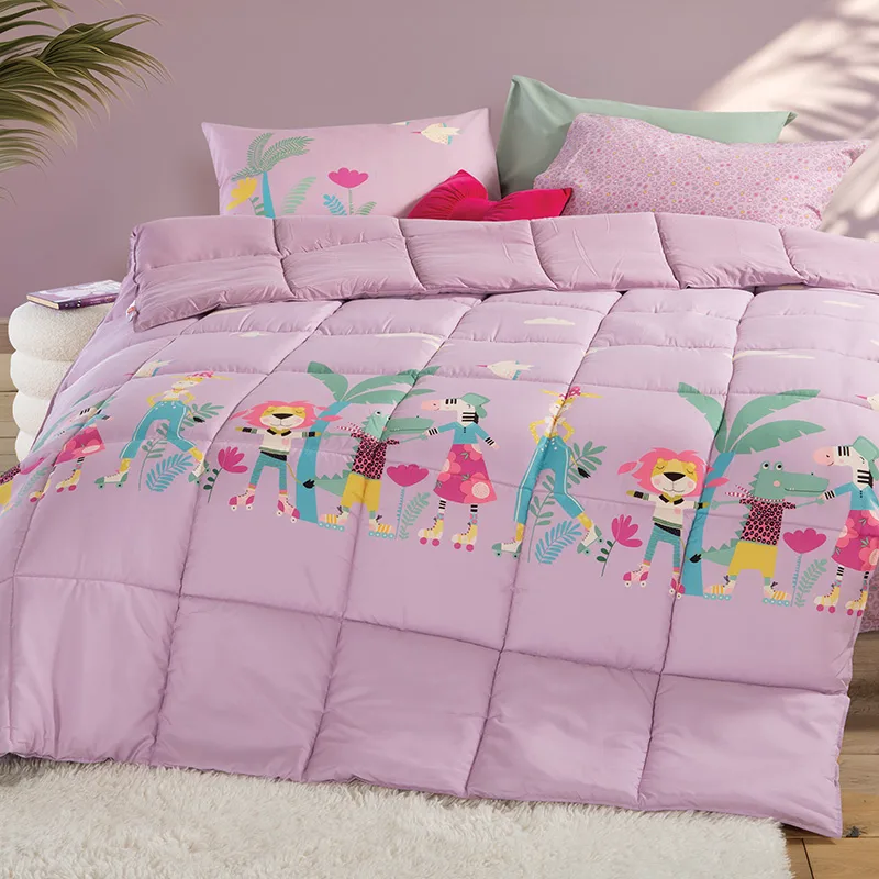 Πάπλωμα Μονό 160X220 Nef Nef Roller Friends Lilac (160x220)