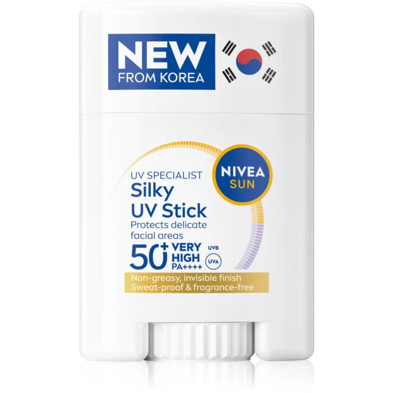 NIVEA SUN Silky UV Stick αντηλιακή κρέμα σε στικ SPF 50+ 15 γρ