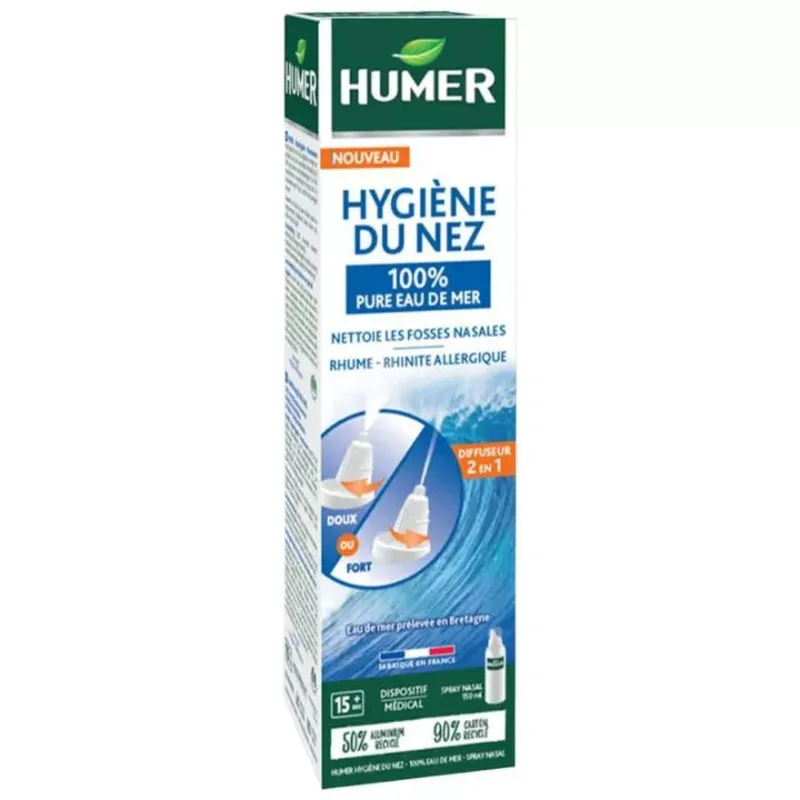 Humer Nose Hygiene Isotonic Sea Water for Adults 150ml