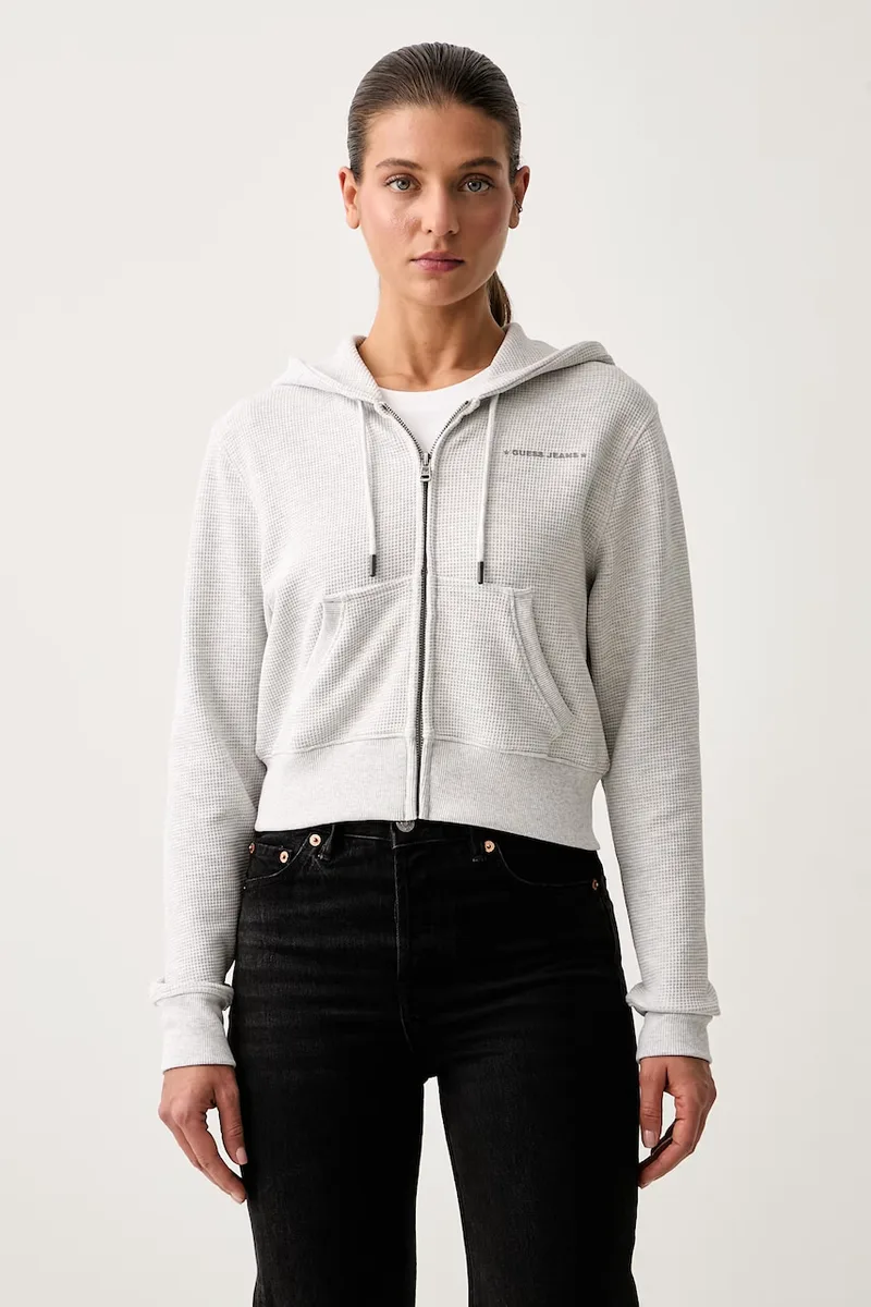 Guess Jeans μπλούζα με κουμπιά γυναικεία με βαμβάκι