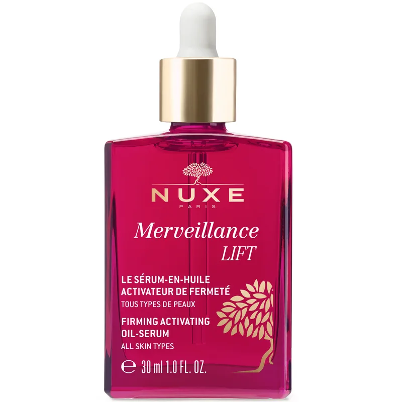 Nuxe Merveillance Lift Firming Activating Face & Neck Oil - Serum Αντιγηραντικός Ορός Σύσφιξης Προσώπου & Λαιμού για Όλους τους Τύπους Επιδερμίδας 30ml