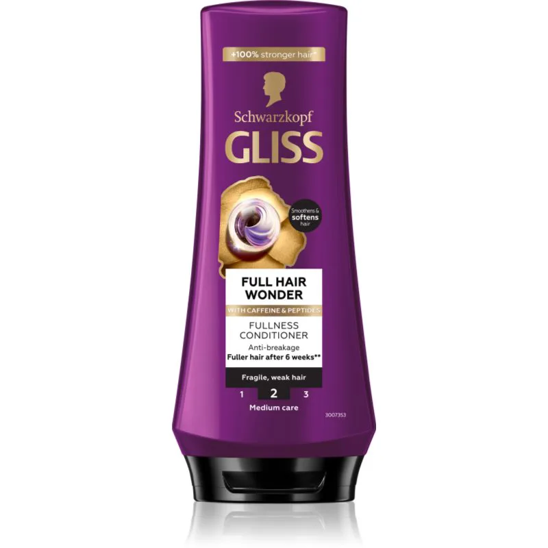 Schwarzkopf Gliss Full Hair Wonder αναγεννητικό βάλσαμο για εύθραστα μαλλιά 200 ml
