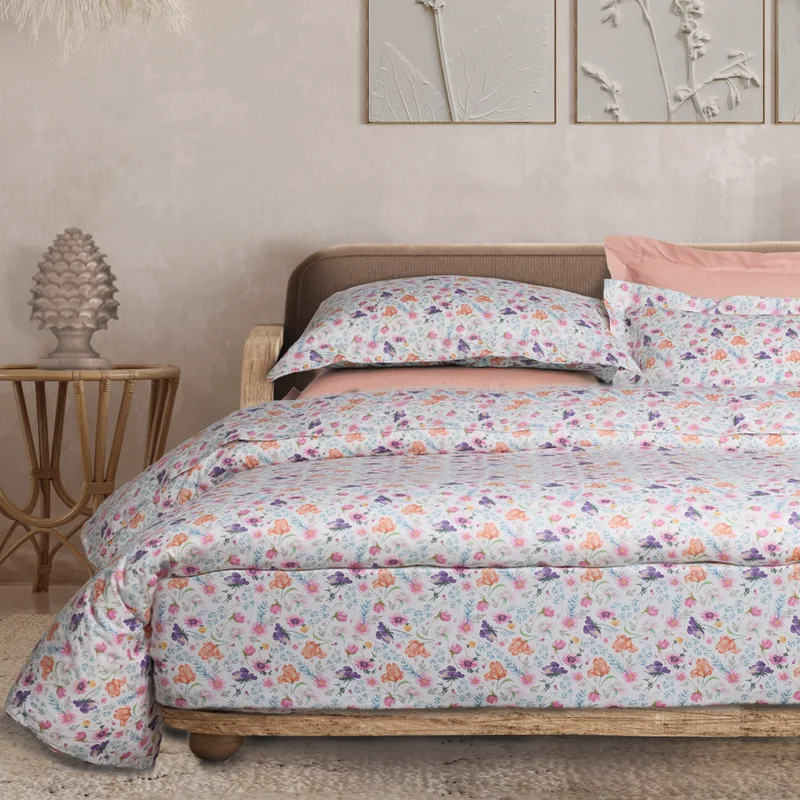 Σετ Σεντόνια King Size 4 Τεμαχίων Das Home 1723 Ροζ 260x280