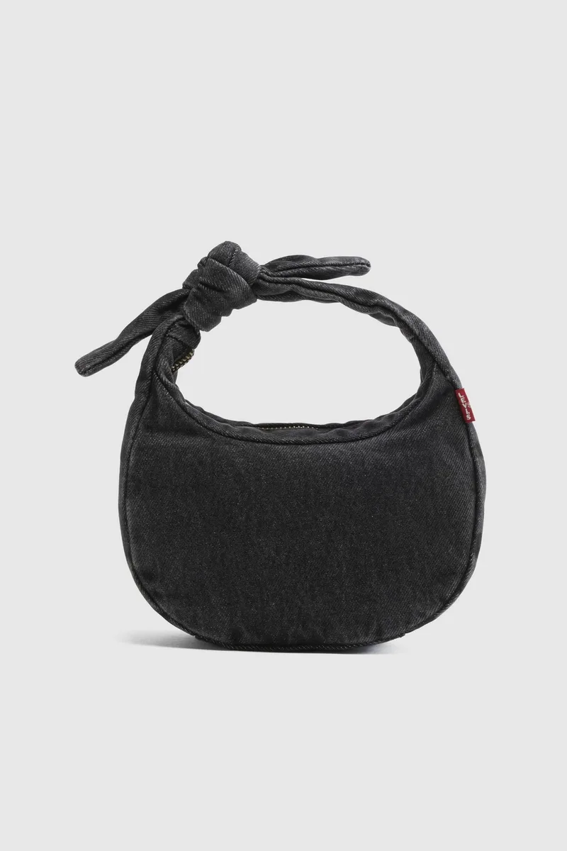 Levi's® γυναικείο denim mini bag "Baby Brooklyn" - 005FD0001 Μαύρο