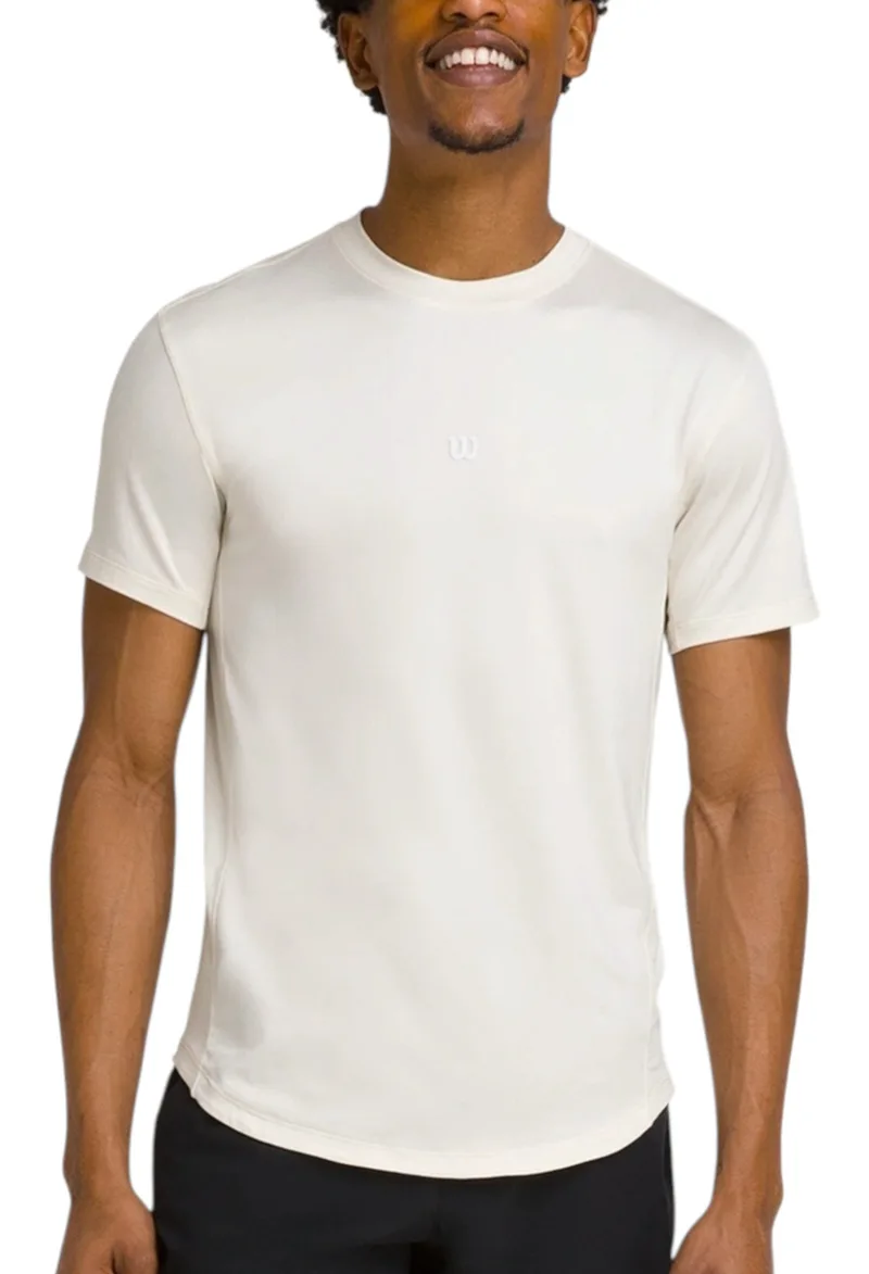 Μπλούζα Κοντομάνικη Wilson Everyday Performance Tee WM00011431GYC-SANDRIFT Ανδρικό