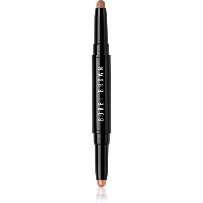 Bobbi Brown Long-Wear Dual-Ended Cream Shadow Stick σκιές ματιών σε μολύβι διπλό απόχρωση Heat Ray / Biscotti 1.6 γρ