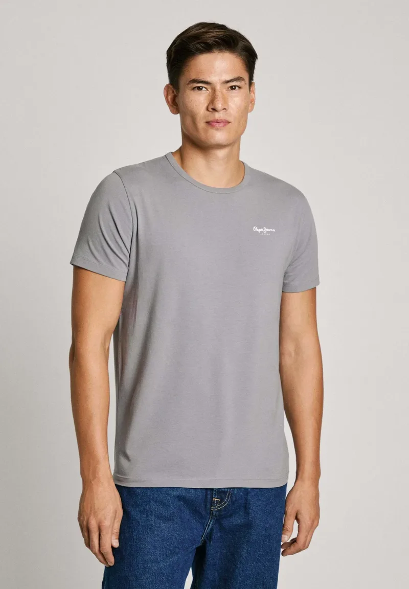 Pepe Jeans Ανδρική Μπλούζα Original Basic T-Shirt PM508212-949 Γκρι