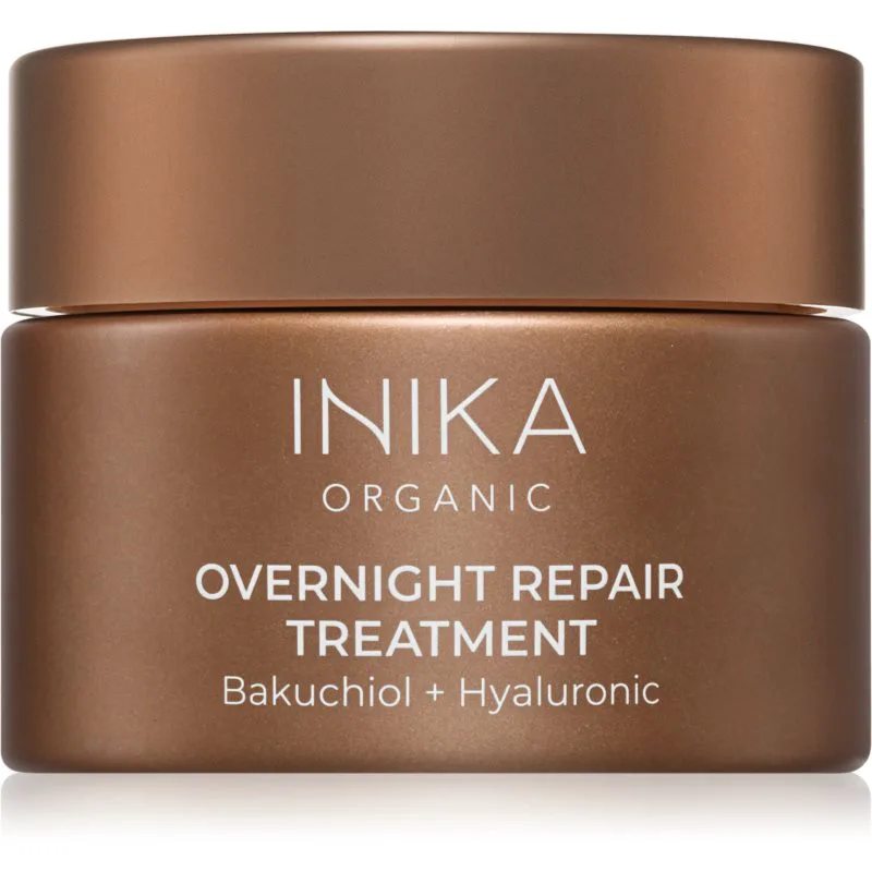 INIKA Organic Overnight Repair Treatment αναγεννητική μάσκα νύχτας για έντονη ενυδάτωση επιδερμίδας 50 ml