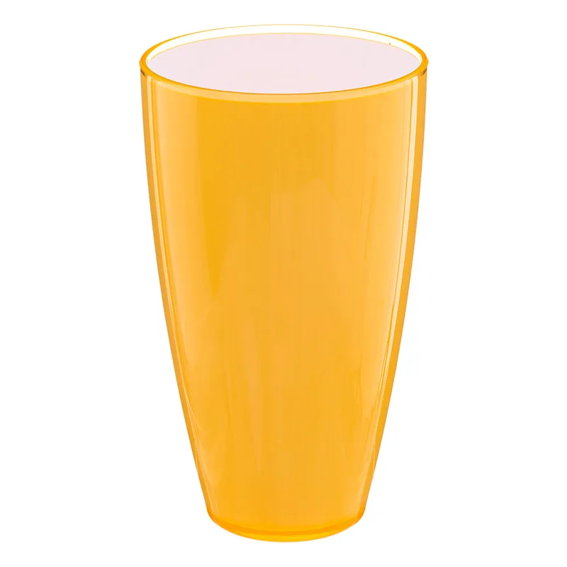 Ποτήρι Νερού Πλαστικό 500ml F-V Square Mustard 179790G