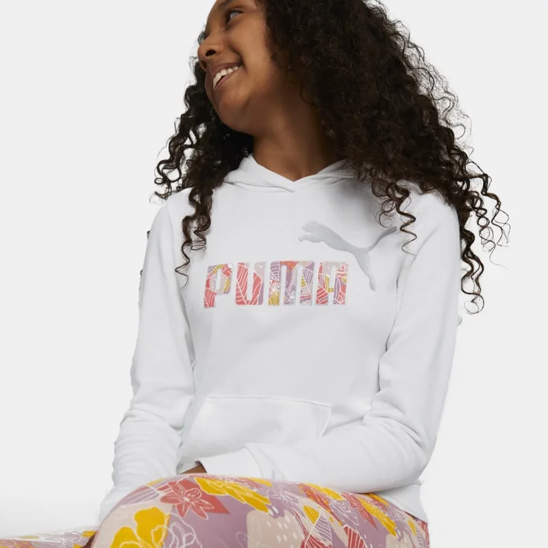 PUMA Essentials+ Bloom Logo Παιδική Μπλούζα με Κουκούλα (9000117764_22505)