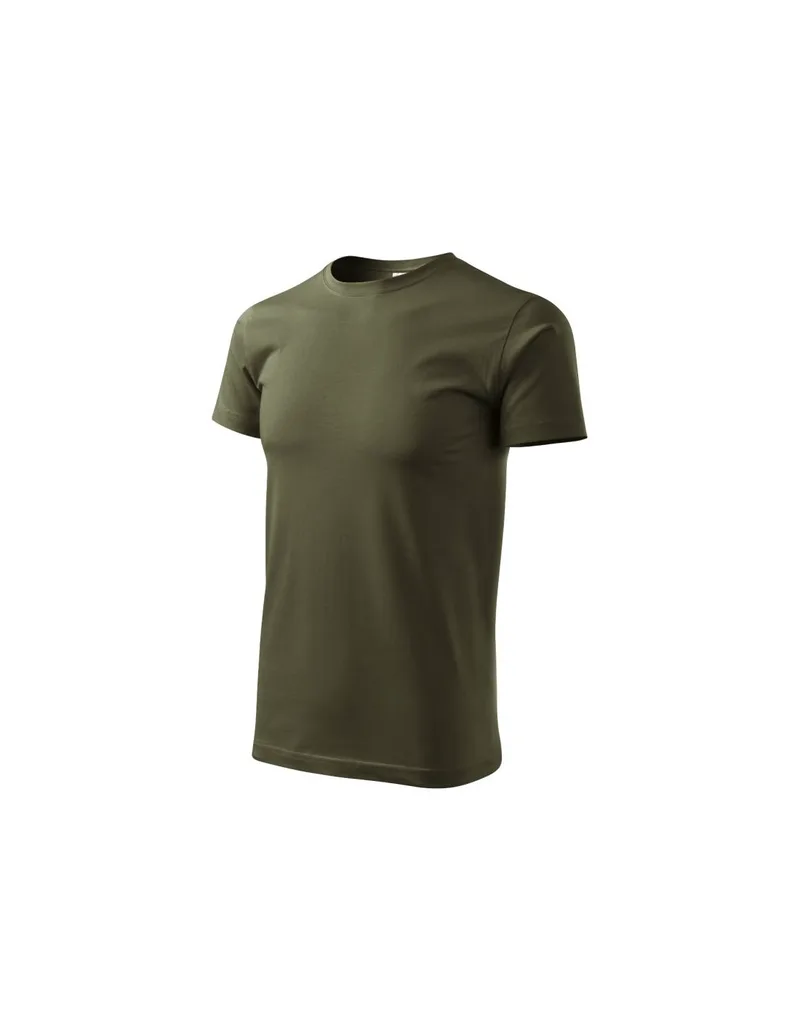 Malfini Ανδρικό Διαφημιστικό T-shirt Κοντομάνικο σε Πράσινο Χρώμα MLI-13769