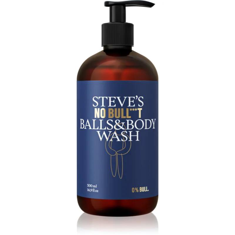 Steve's No Bull***t Balls and Body Wash ενεργοποιητικό τζελ ντους 500 ml