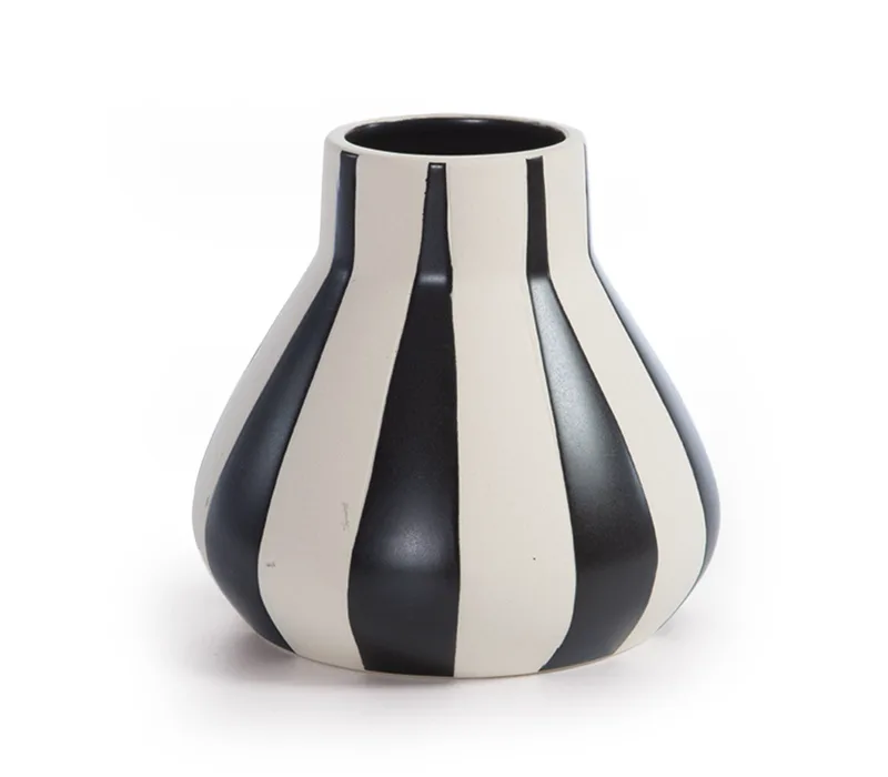 Κεραμικό Διακοσμητικό Βάζο Nef-Nef Platense Black 15,5x14,2