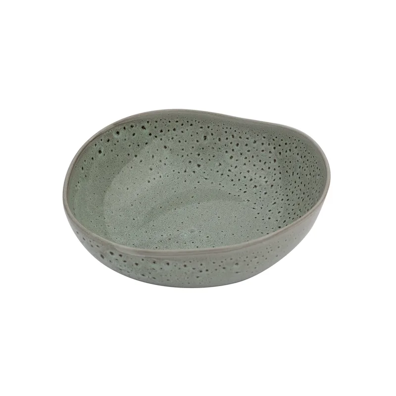 HFA Πιάτο Πορσελάνης Βαθύ Granite Glased Μπεζ 18cm