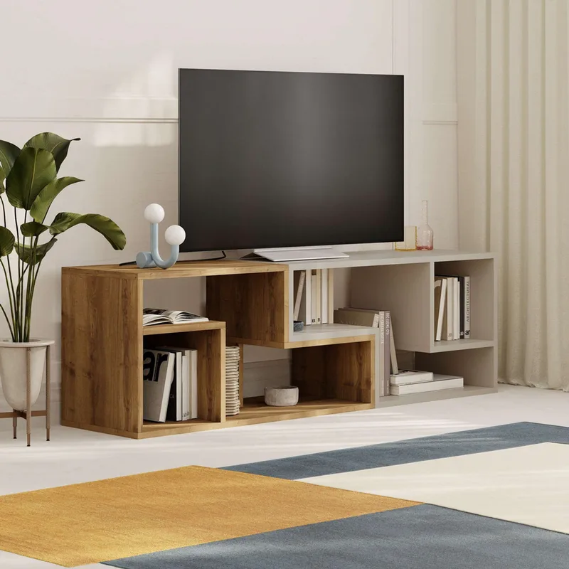 Έπιπλο Τηλεόρασης Glis - Hitit, Sandstone 776Hms3141 (145x44,8x35 cm)