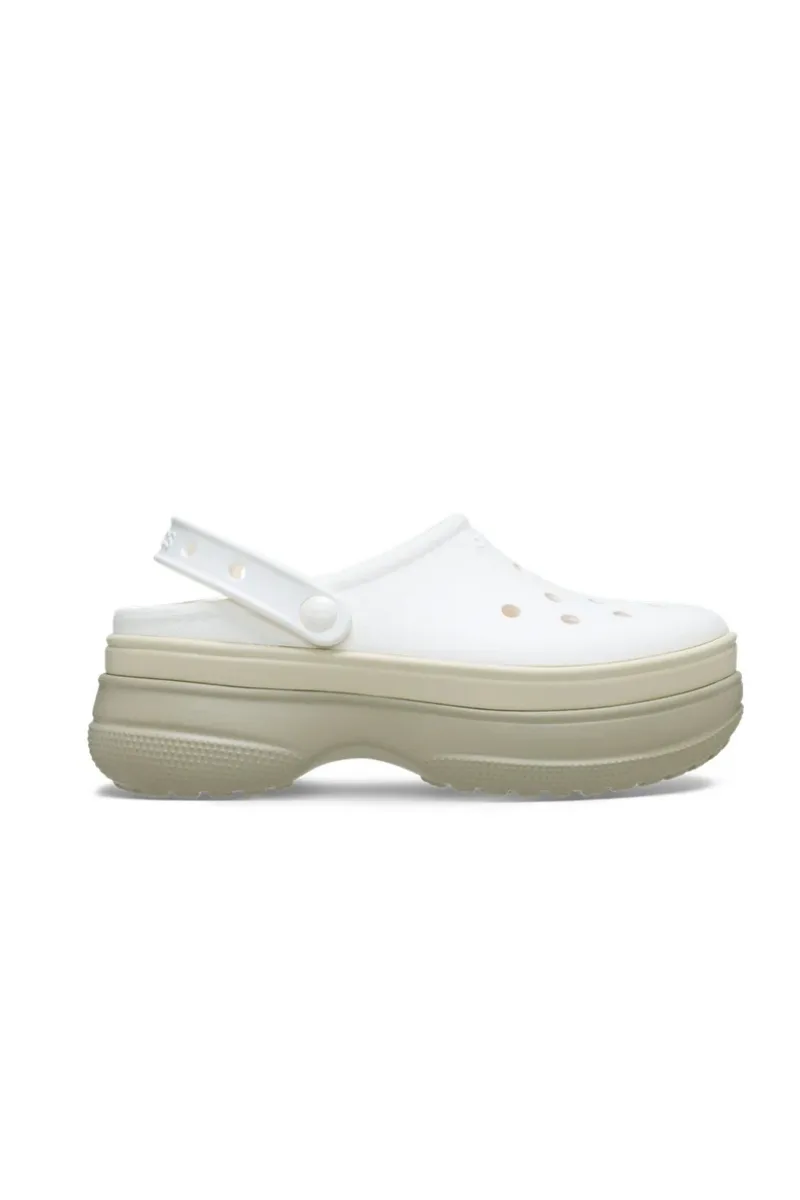 CROCS Classic Stacked Clog Παντόφλες – WHITE-211355-WHITE