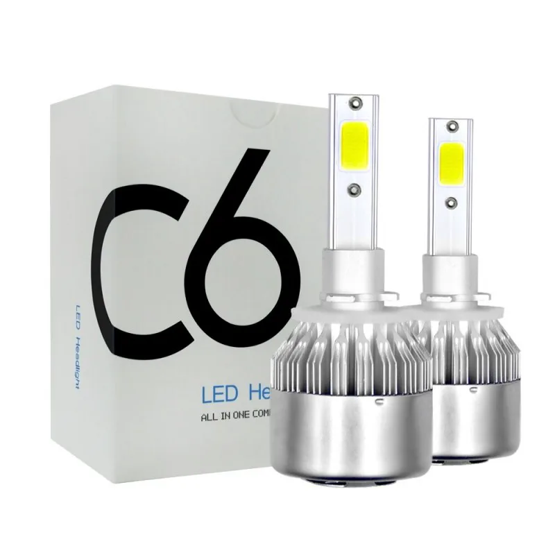 Λάμπες LED αυτοκινήτου σετ H3 6000Κ 36W 3800L 9V-30V C6 2τμχ