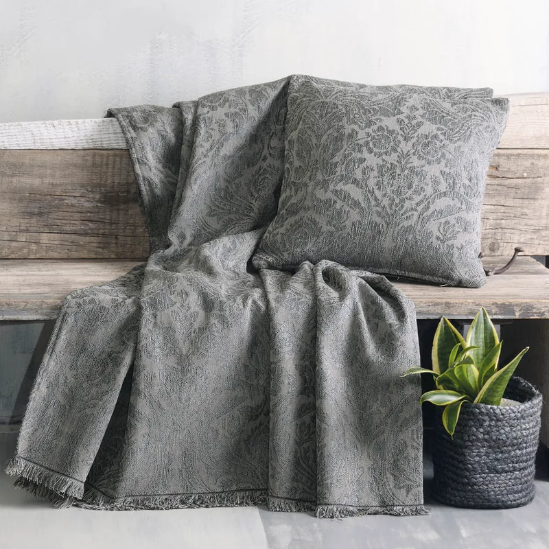 Ριχτάρι Καναπέ Τετραθέσιου (180x330) Rythmos Vilano Dark Grey