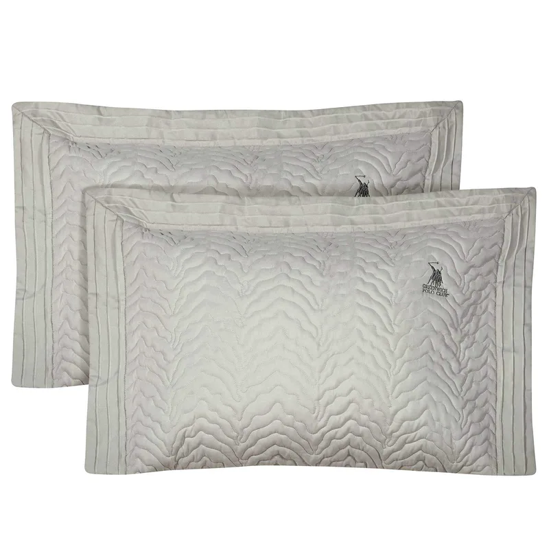 Σετ Μαξιλαροθήκες 2 Τεμαχίων Greenwich Polo 2353 Grey 50x70