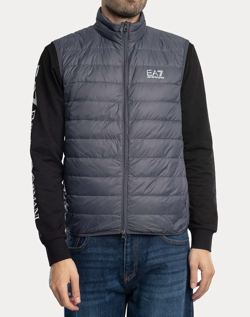 EA7 DOWN WAISTCOAT 8NPQ06PNGPZ-U8115 DarkGray