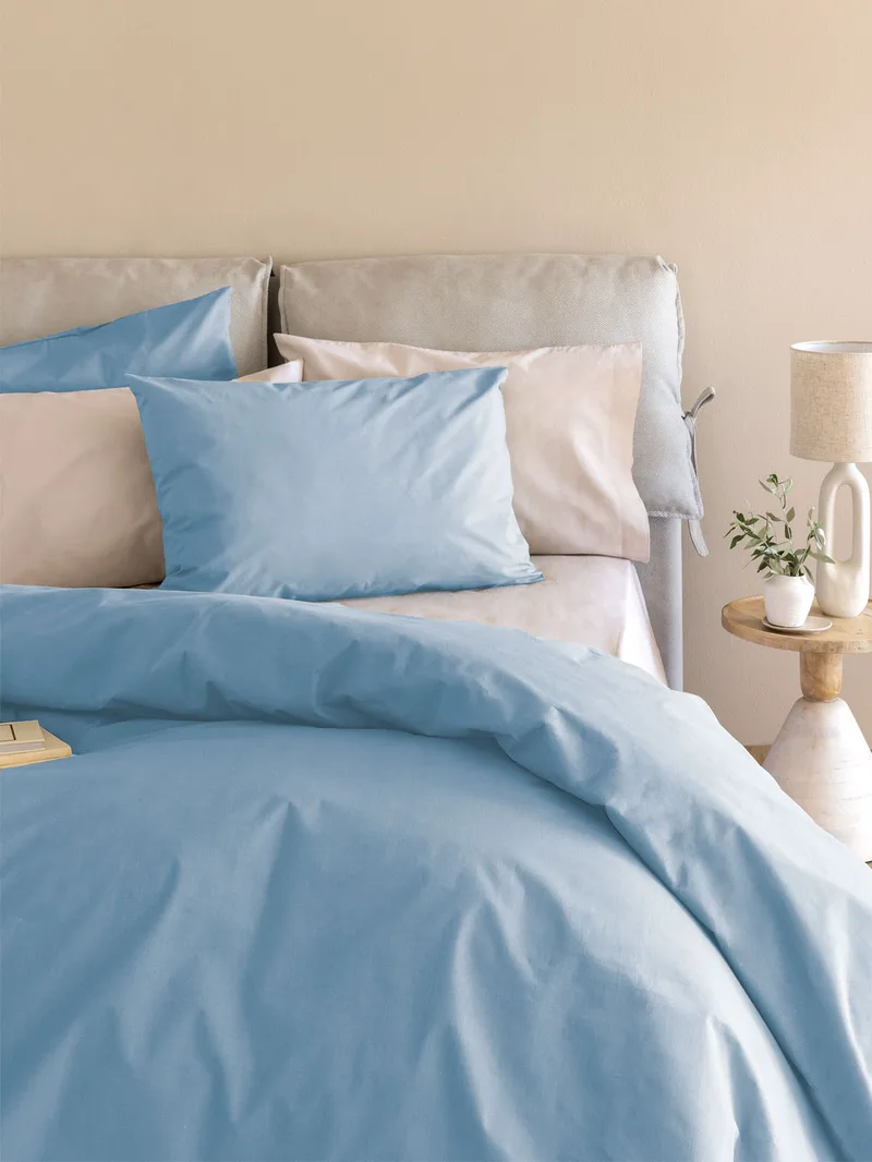 Σεντόνι Διπλό 200x260 ETOILE/2 BLUE Χωρίς Λάστιχο Palamaiki