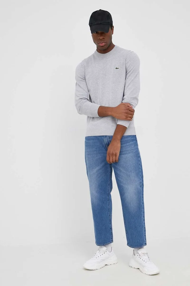 Lacoste πουλόβερ Ανδρικό βαμβακερό