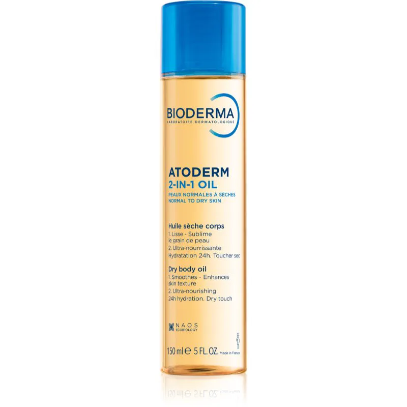 Bioderma Atoderm 2-in-1 Oil εντατικά θρεπτικό λάδι για ξηρό δέρμα 150 ml