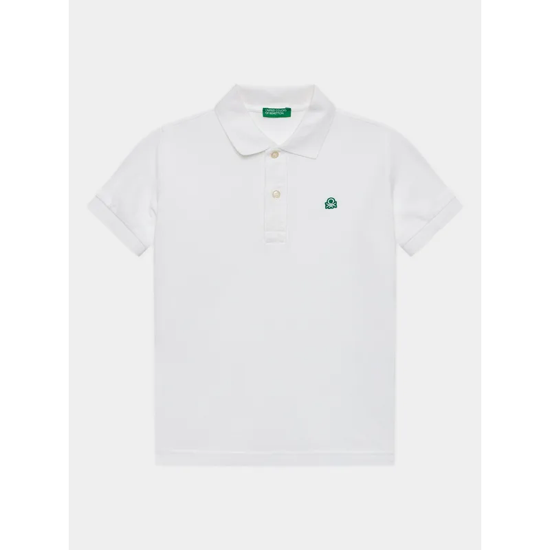 United Colors Of Benetton Polo 3089C300Q Λευκό Regular Fit