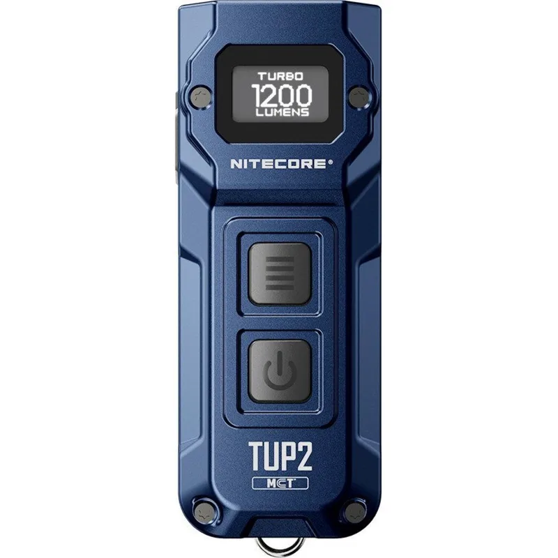 Φακός Nitecore TUP2 Μπρελόκ με Κλιπ LED MCT Ανθεκτικός Αδιάβροχος Επαναφορτιζόμενος 1200 Lumens Μπαταρία 1.300 mAh - Cobalt Blue (6952506409525)